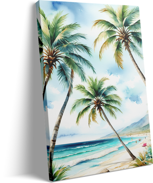 Canvas Prints can display the natural beauty of the outdoors into your home. Beach Wall art that brings Ocean Joy and Coastal Vibes inside.
