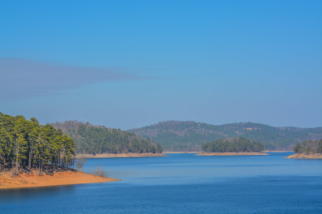 Broken Bow Lake at Beavers Bend State Park in Broken Bow, Oklahoma