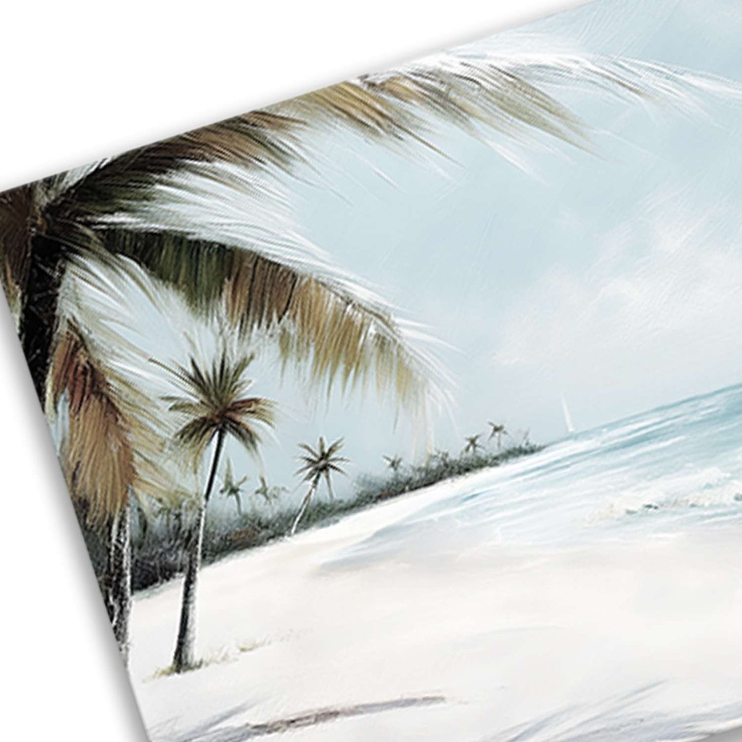 Beachscape wall art canvas texture close-up