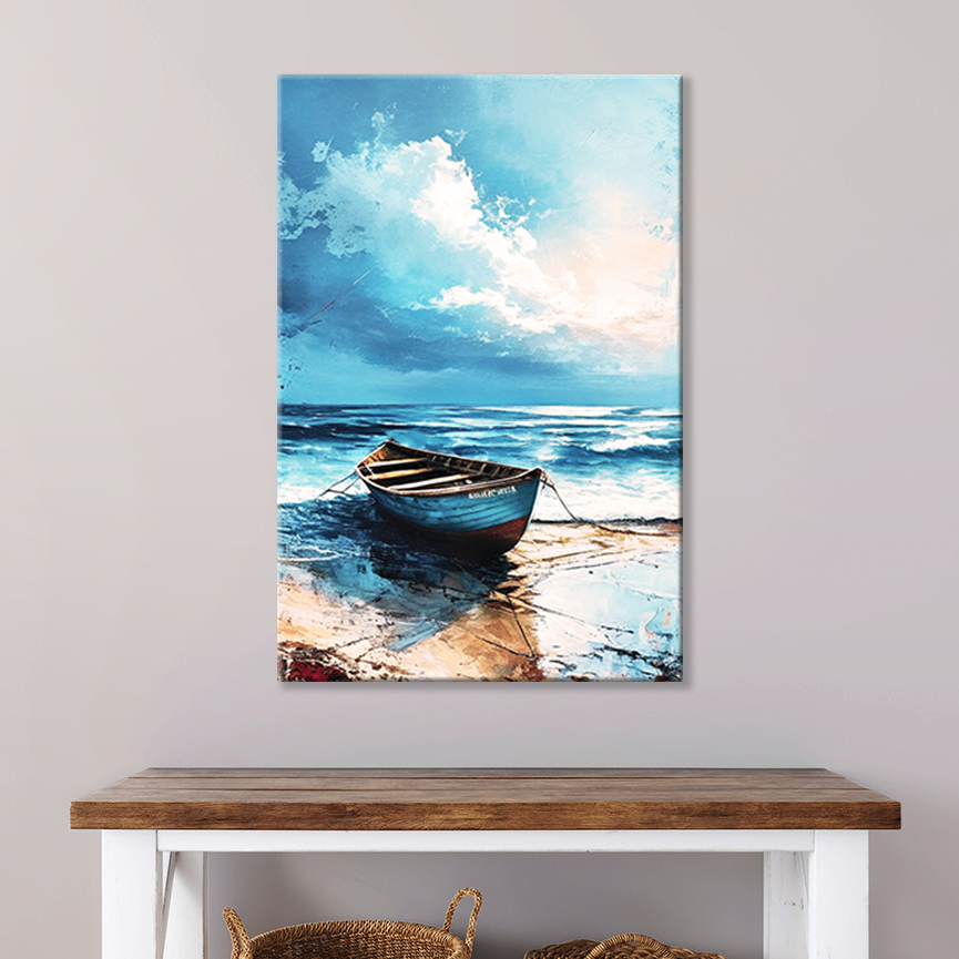 TIDE Gallery Wrap Canvas, Coastal Wall Art, Fade Resistant