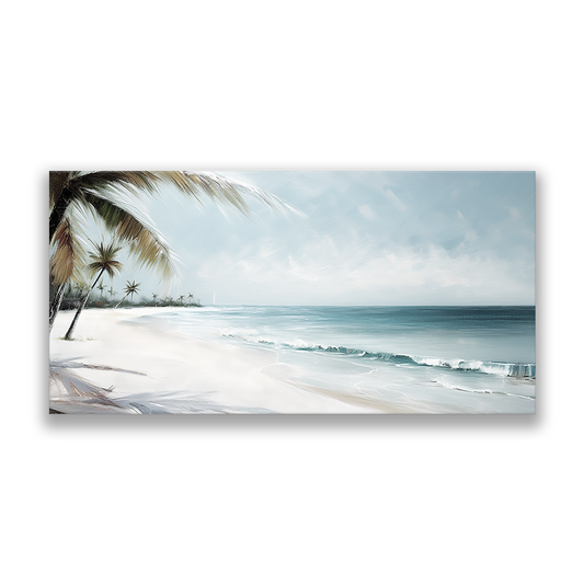 SEVEN MILE BEACH - beach artwork on canvas | canvas wall art, fade-resistant, ready to hang, 100% original artwork.