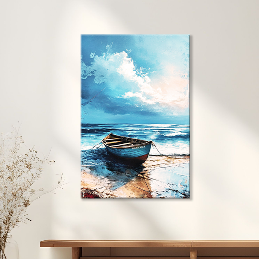 TIDE Gallery Wrap Canvas, Coastal Wall Art, Fade Resistant