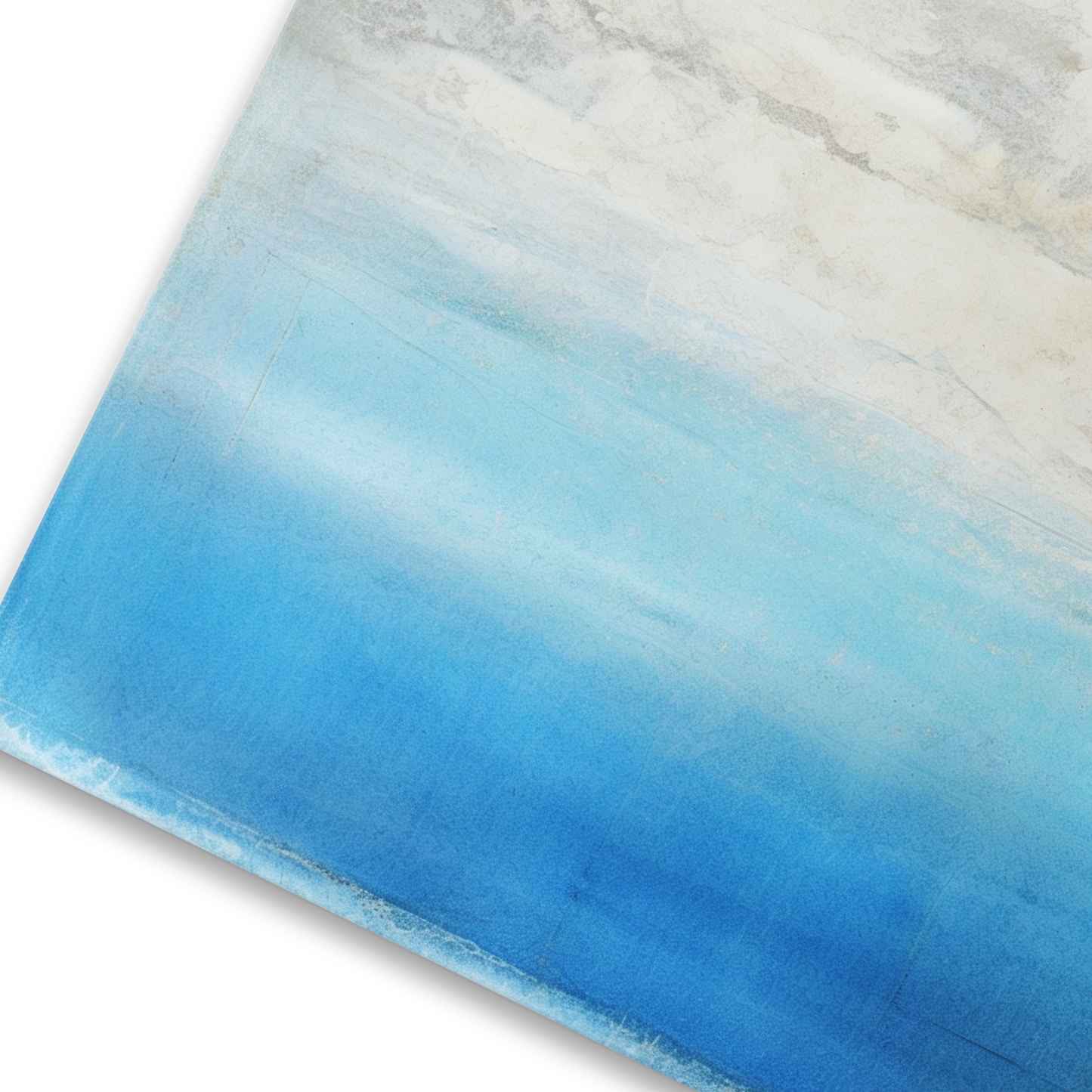 Closeup of blue ocean canvas COOL WATER