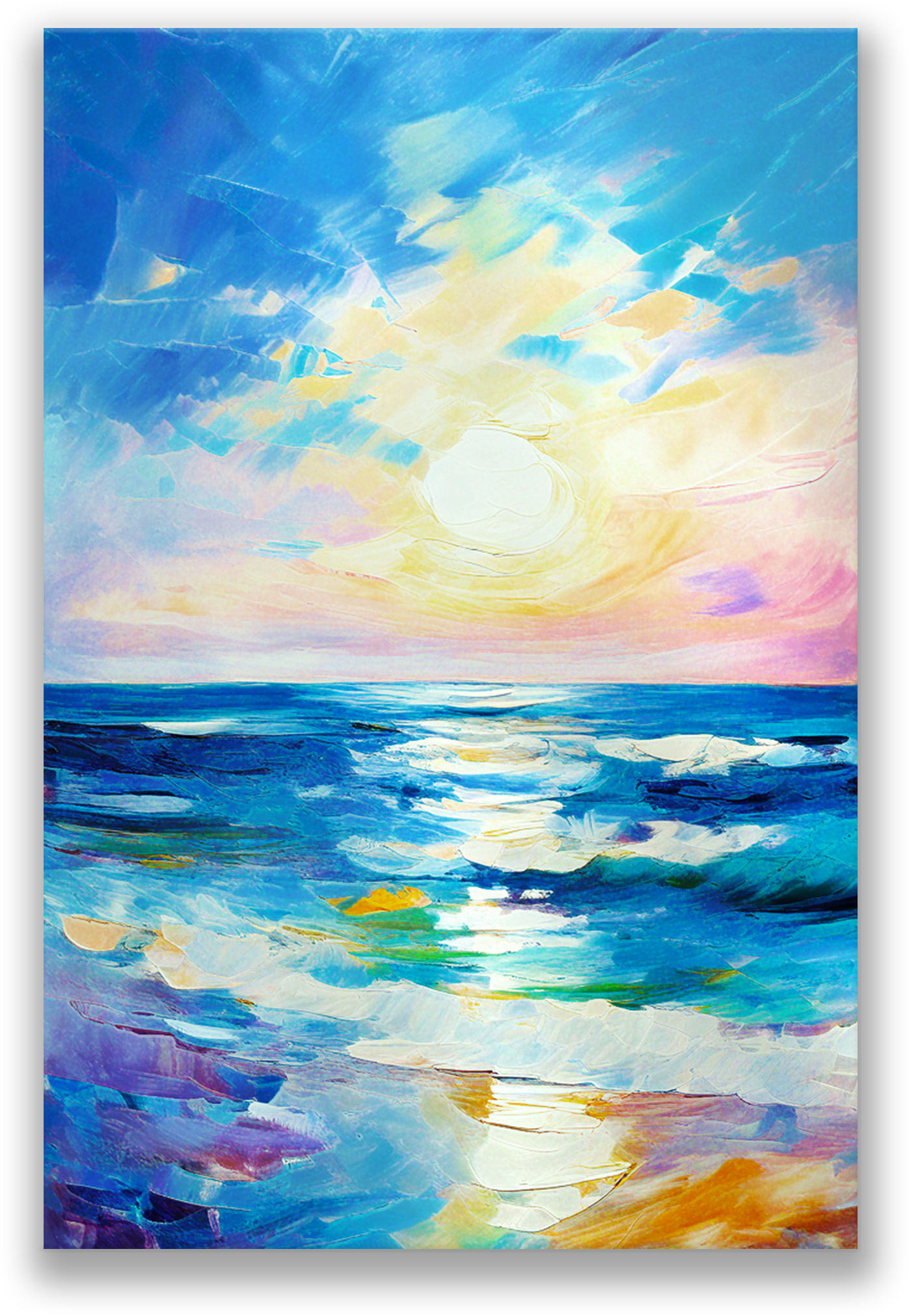 REWARD Gallery Wrap Canvas, Beach Wall Art, Fade Resistant