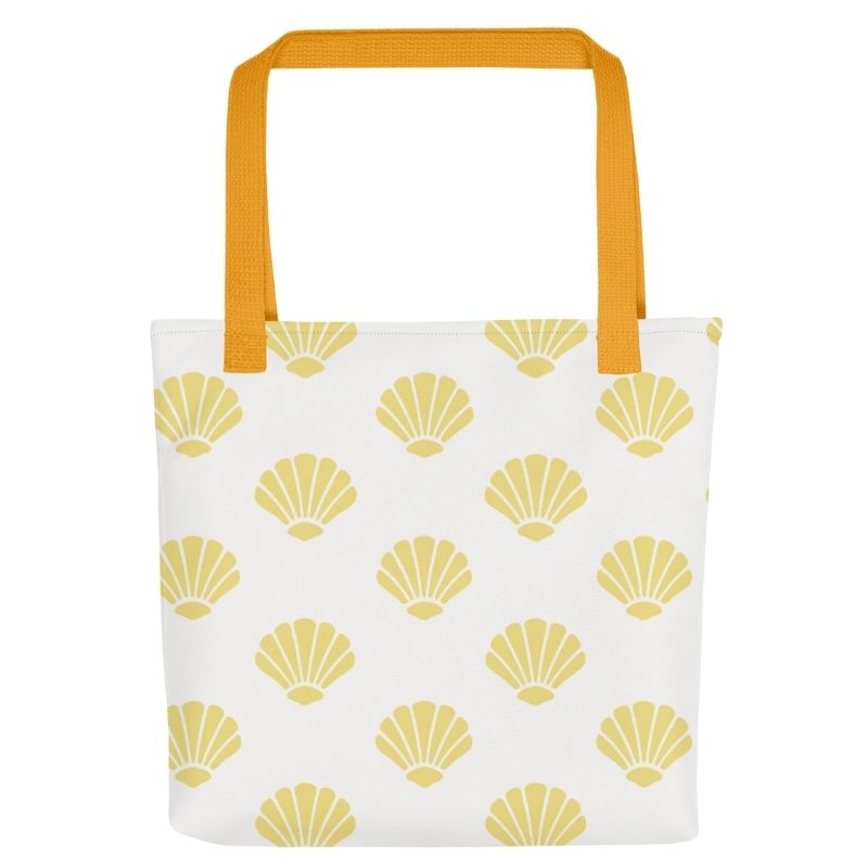 Sea Shell Polyester Tote Bag, Medium, Washable