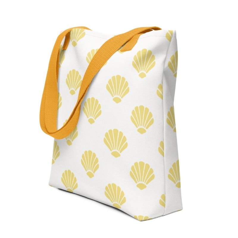 Sea Shell Polyester Tote Bag, Medium, Washable