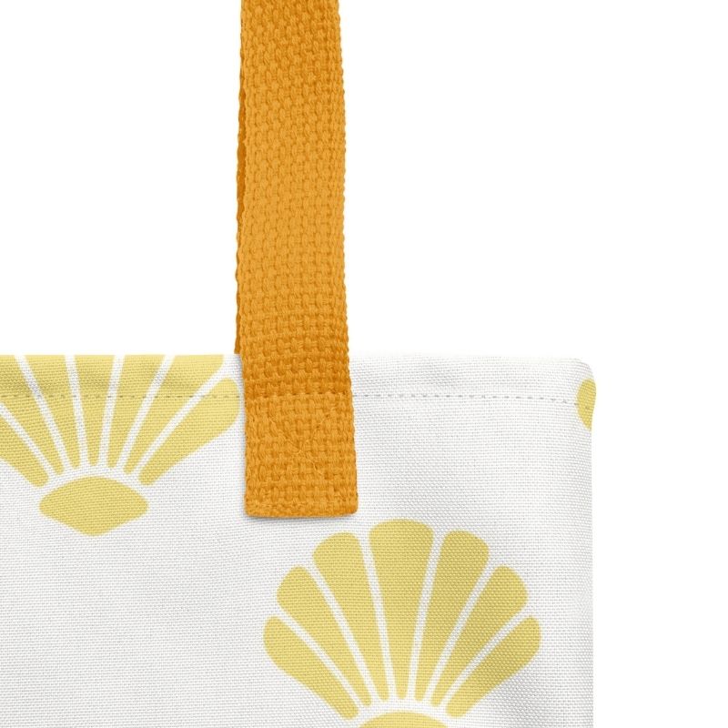 Sea Shell Polyester Tote Bag, Medium, Washable