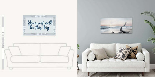 The Easiest Wall Art Size Guide (Free Tool Included)