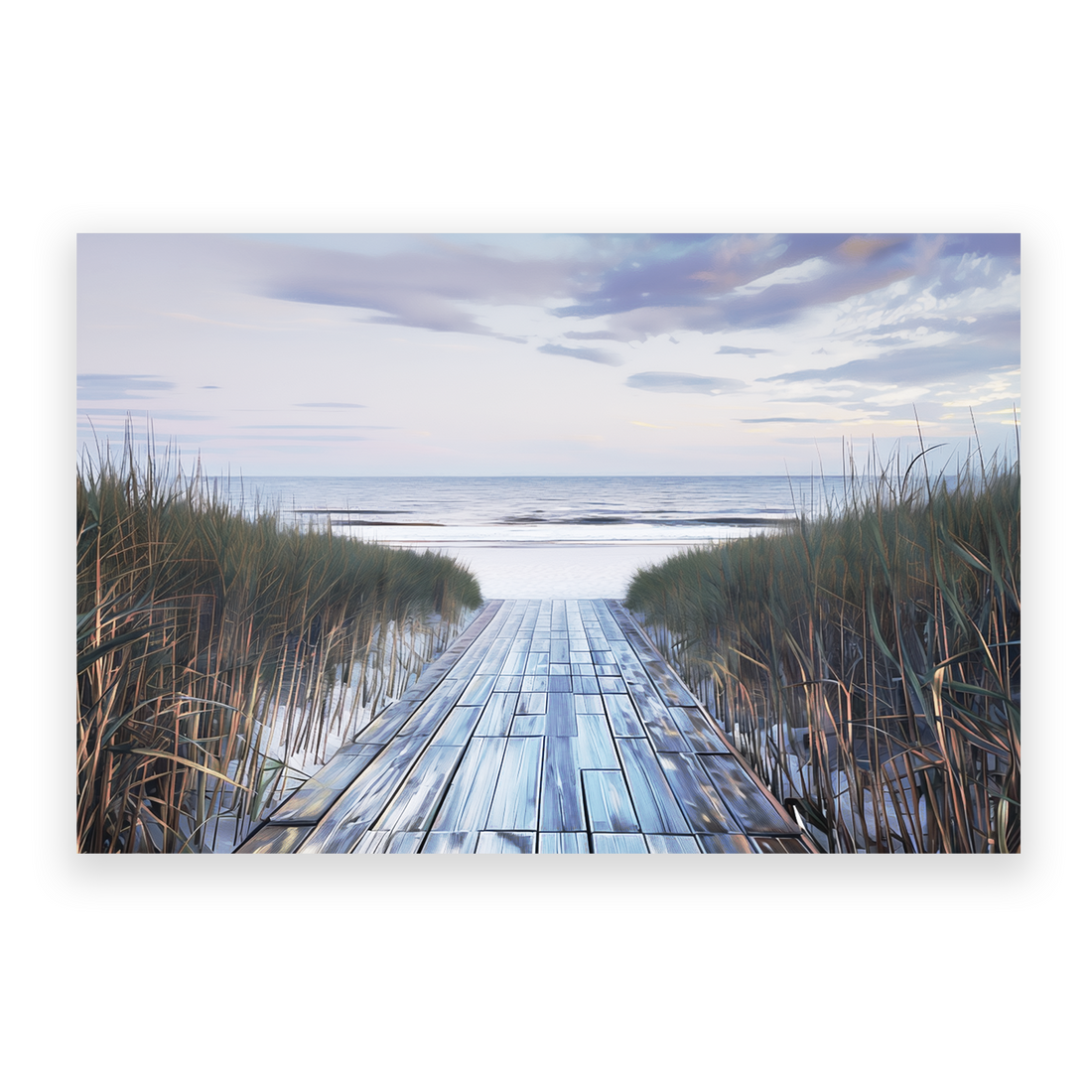 Print BOARDWALK TO SHORE, great focal point for above the sofa