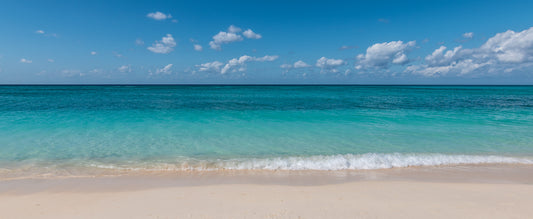 Beach, surf, ocean and horizon