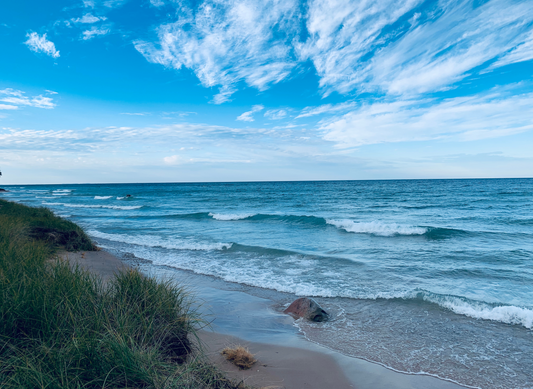 Lake Michigan Shore line