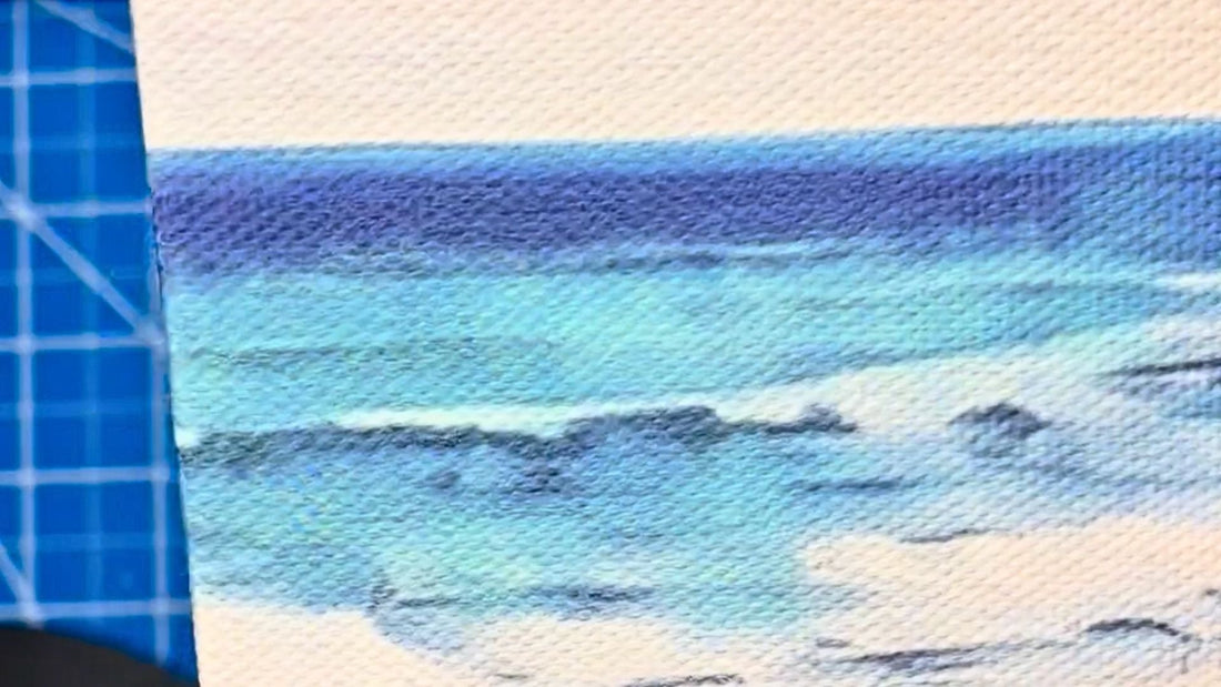canvas print texture closeup