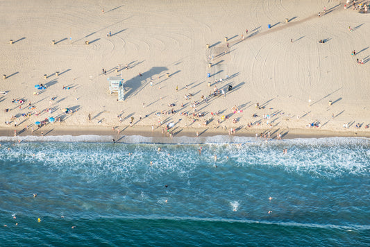 Aerial of Malibu Beach