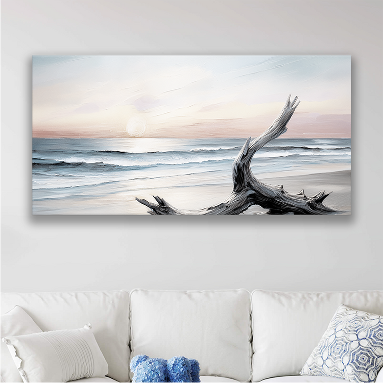 Pink Coastal Art