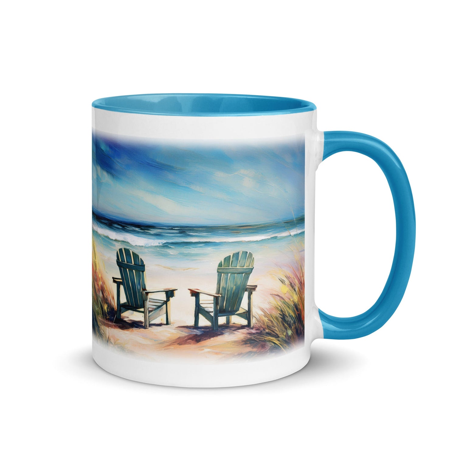 Blue Beach Mug is a great gift for beach lovers