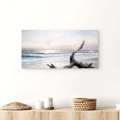 Beach canvas art canvas on a wall