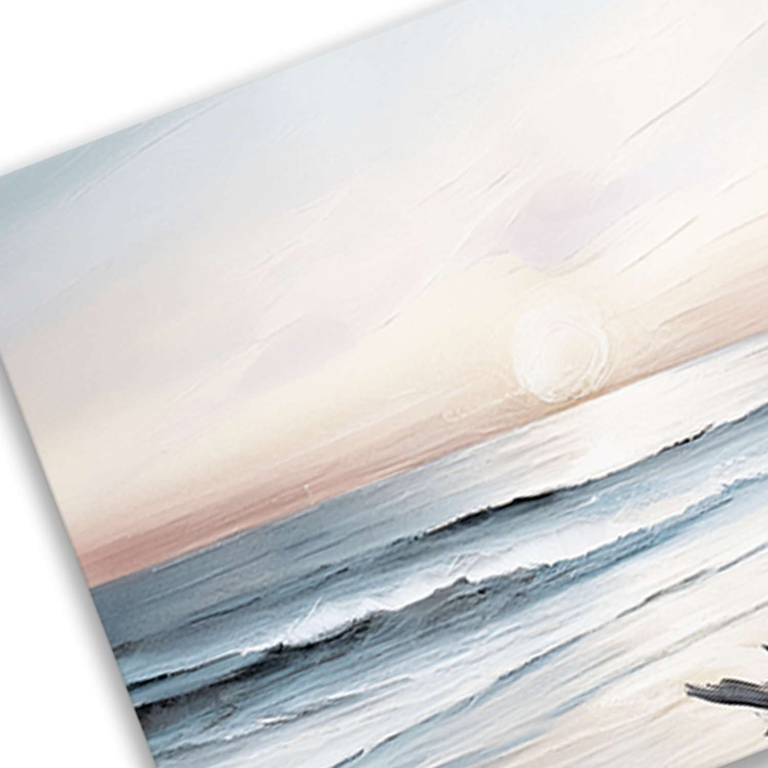 Beach canvas art canvas texture close-up