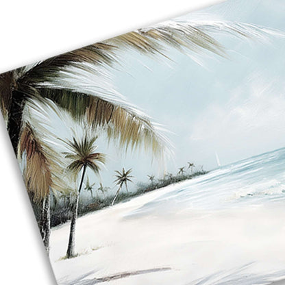 Beachscape wall art canvas texture close-up