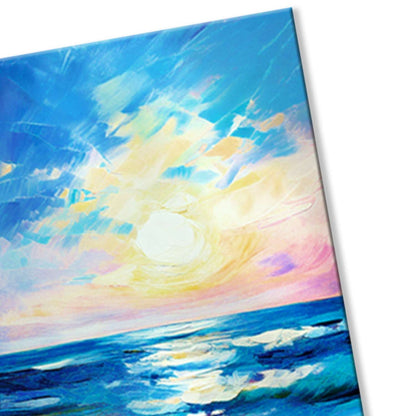 Pastel wall art canvas texture close-up