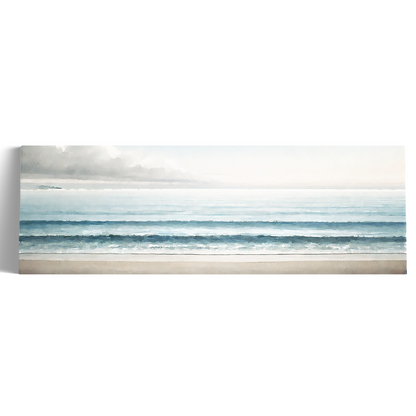 BEYOND THE BLUE Gallery Wrap Canvas, Beach Canvas Art, Fade Resistant