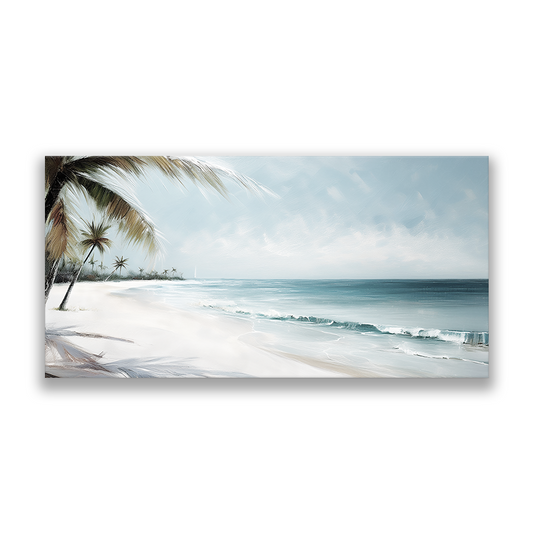 SEVEN MILE BEACH - beach artwork on canvas | canvas wall art, fade-resistant, ready to hang, 100% original artwork.
