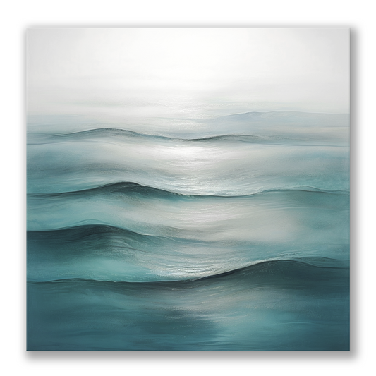 DEEP WATERS Museum Quality Canvas, Coastal Art Work, Gallery Wrap Canvas, Fade Resistant