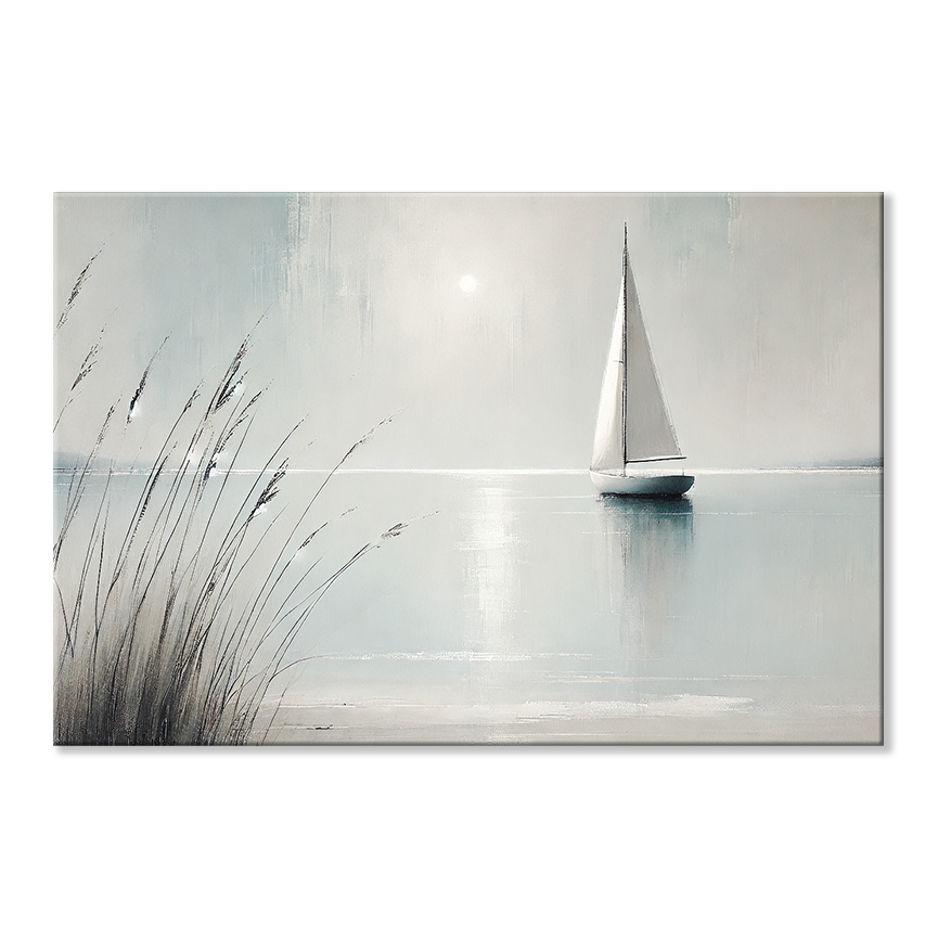 Shows unframed beach print wall art on thick matte paper, featuring coastal art
