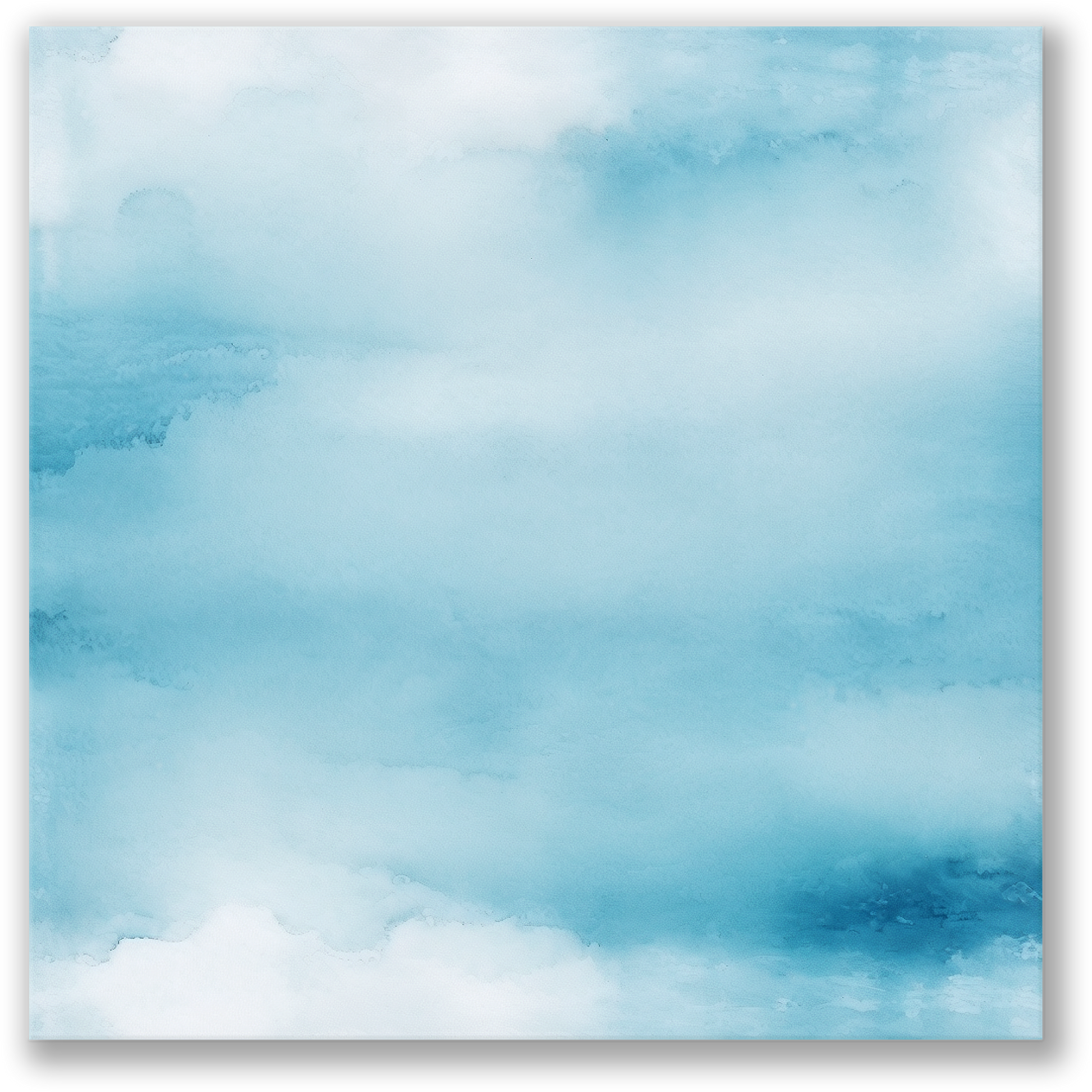 modern coastal wall art SEABOUND. The abstract ocean wall art shows a coastal abstract in blue and white.
