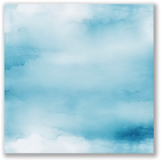 modern coastal wall art SEABOUND. The abstract ocean wall art shows a coastal abstract in blue and white.
