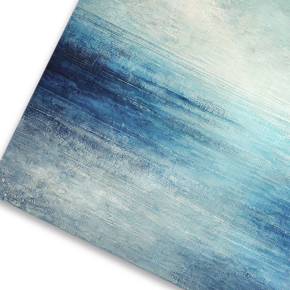 Closeup of ocean artwork BLUE HAZE
