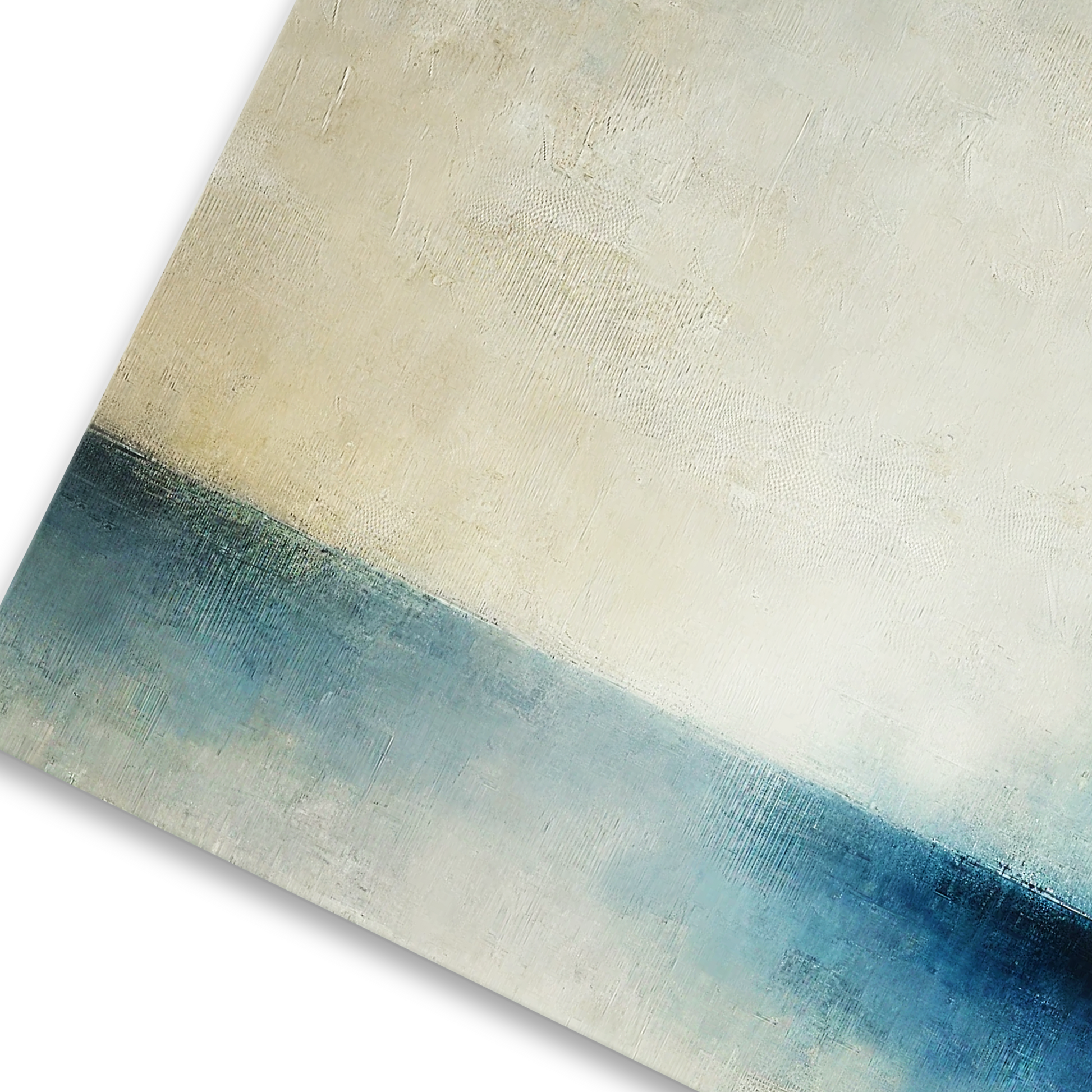 Closeup of modern coastal wall art SEABOUND
