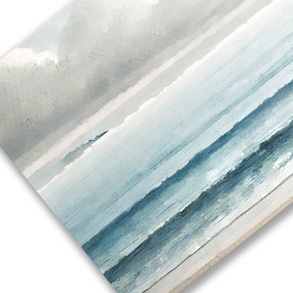 BEYOND THE BLUE Canvas, 20-inch x 60-inch Ocean Artwork, Statement Coastal Art Series