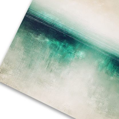 Closeup of coastal canvas art MYSTIC SHORE
