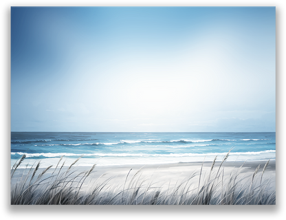 SALTWATER SURF - Original Beach Canvas Wall Art