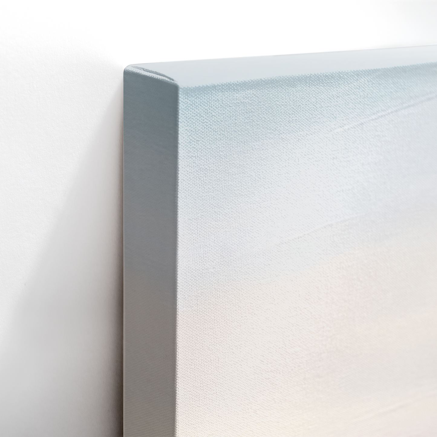 EVENING SHORE Sunset Wall Art on Canvas, Coastal Panoramic