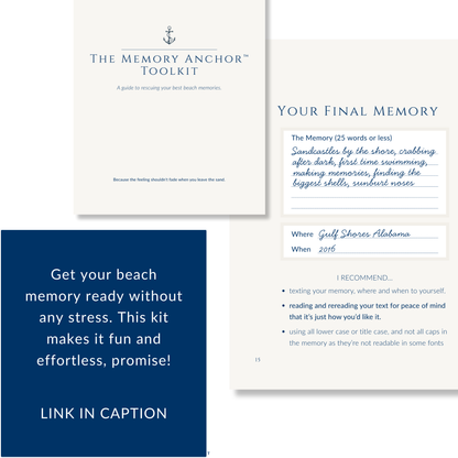 Memory Anchor™ Personalized Beach Canvas: Sun-Bleached Shores Edition