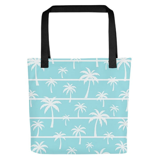 Palm Tree Polyester Tote Bag, Medium, Washable
