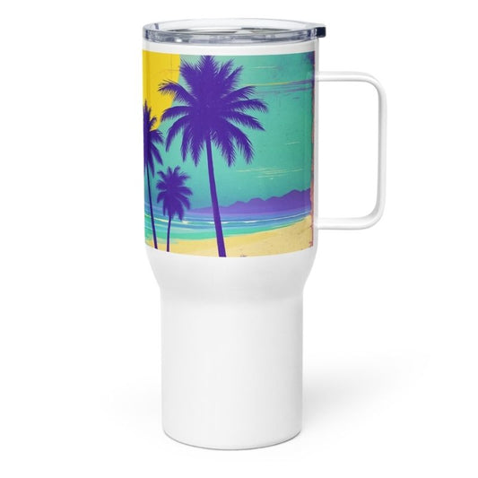 Retro Coast Stainless Steel Tumbler with Handle, M, Insulated