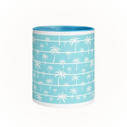 center of the beach coffee mug, no handle showing