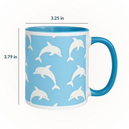 dimensions of the mug: height 3.79in, and diameter 3.25 inches