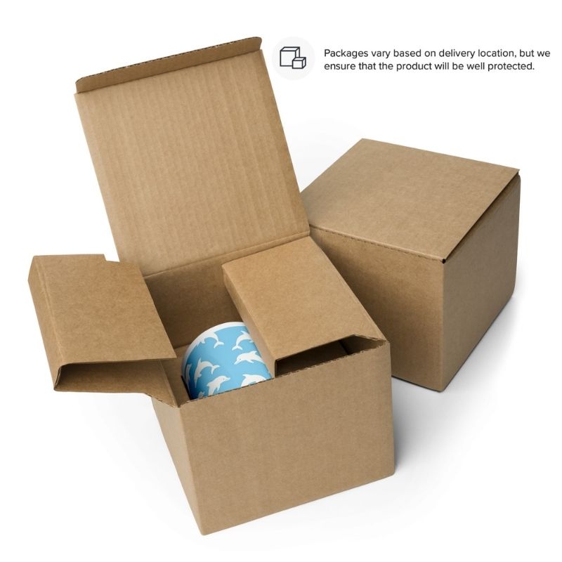 mug shown in packaging box