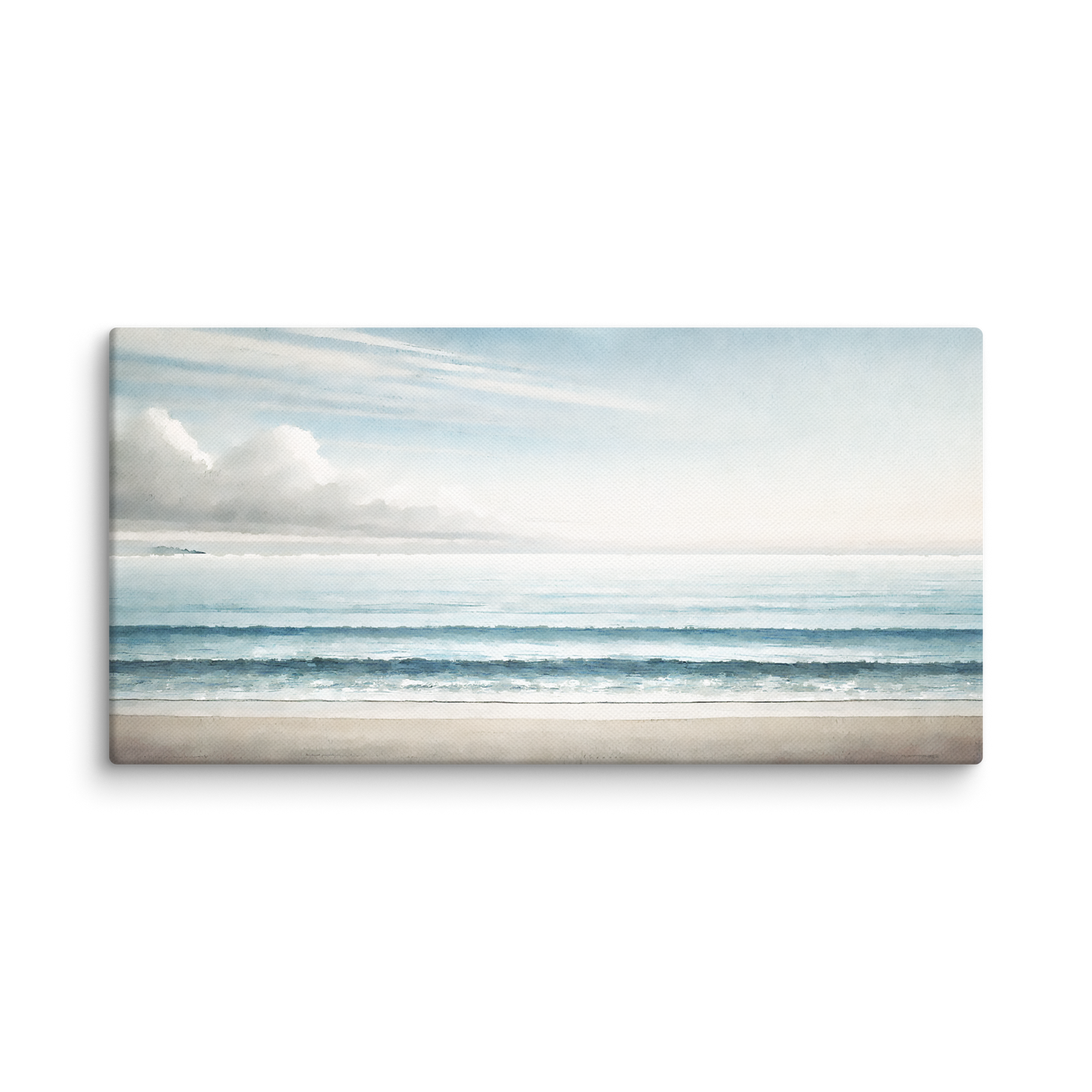 BEYOND THE BLUE Gallery Wrap Canvas, Beach Canvas Art, Fade Resistant