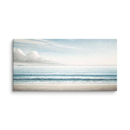 BEYOND THE BLUE Gallery Wrap Canvas, Beach Canvas Art, Fade Resistant