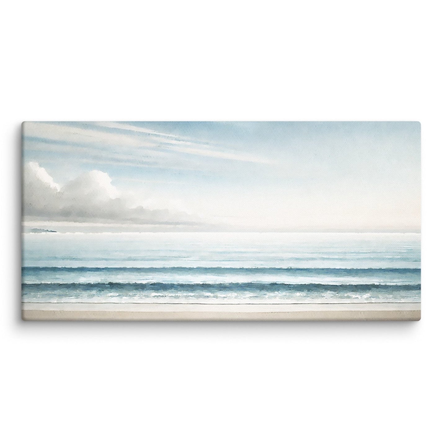 BEYOND THE BLUE Gallery Wrap Canvas, Beach Canvas Art, Fade Resistant