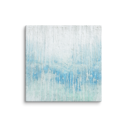 abstract coastal wall art SILENT DRIFT. The beautiful beach art shows an abstract design inspired by the ocean.
