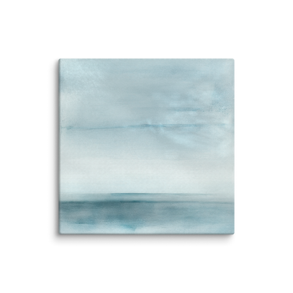 ocean wall decor BLUESCAPE. The ocean canvas art shows an abstract design inspired by the ocean.
