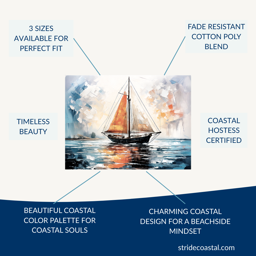 THE CHATHAM BELLE Beach Wall Art on Canvas, Multiple Sizes