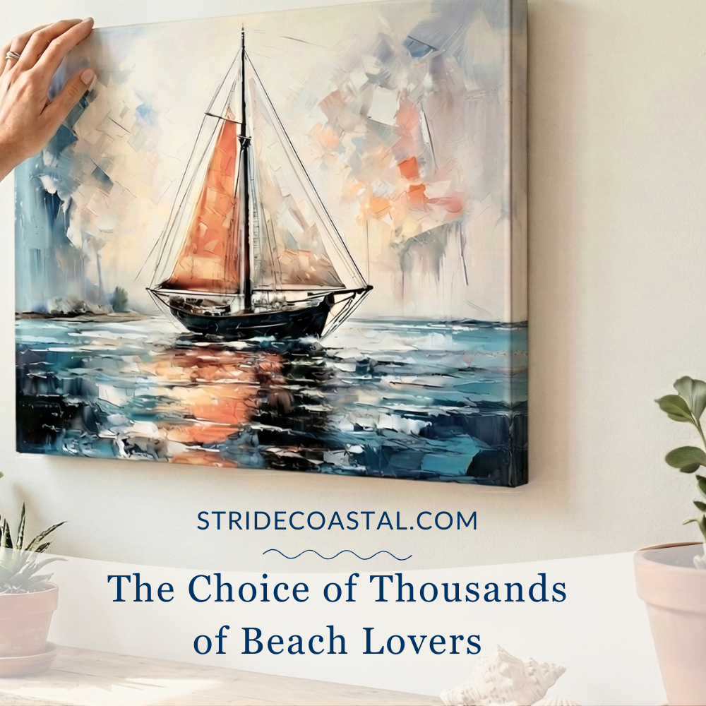 THE CHATHAM BELLE Beach Wall Art on Canvas, Multiple Sizes
