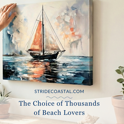 THE CHATHAM BELLE Beach Wall Art on Canvas, Multiple Sizes