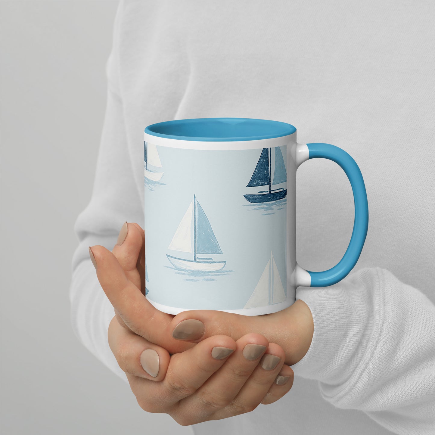Sailboats Mug — Beach Mug with Coastal Style